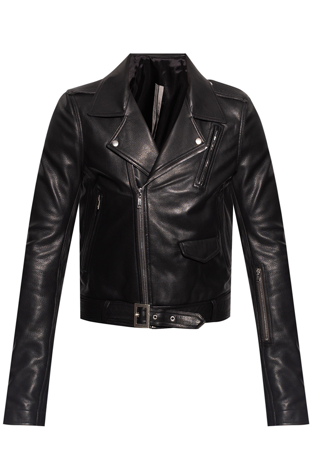 Rick Owens Leather biker jacket | Men's Clothing | Vitkac